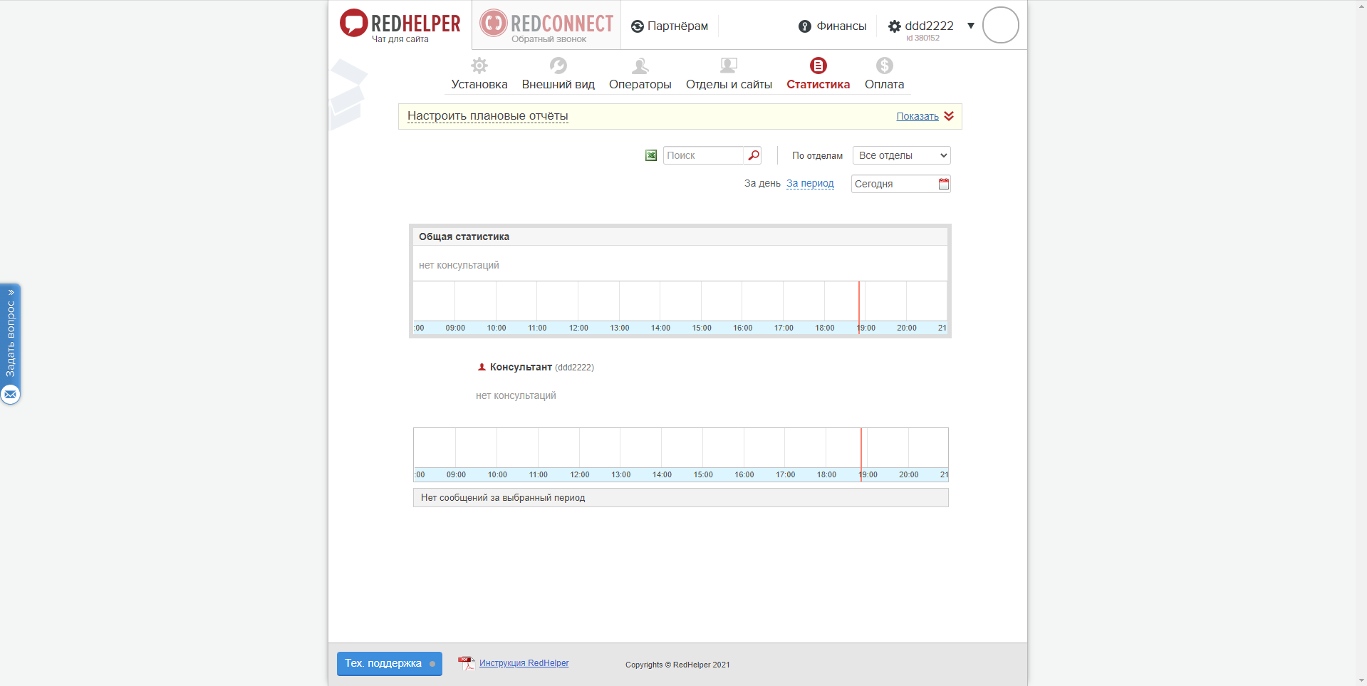 RedHelper статистика